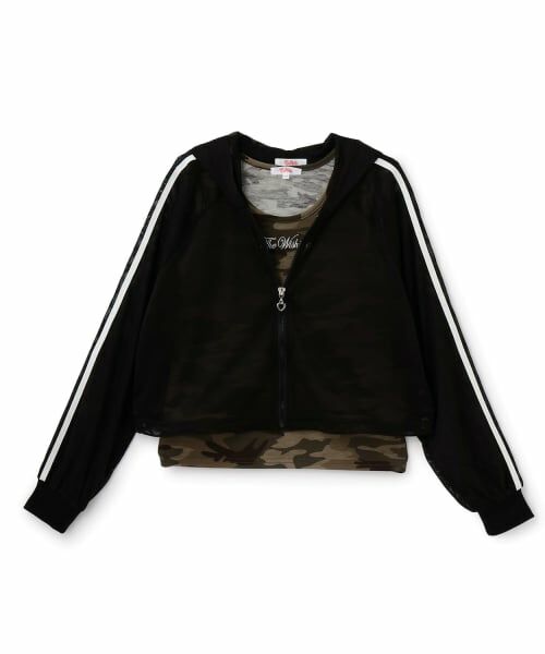 PINK-latte / ピンク ラテ パーカー | 【3way】メッシュパーカー+カモフラタンクセット | 詳細23