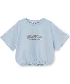 PINK-latte / ピンク ラテ Tシャツ | 裾ドロストりぼんタック半袖Tシャツ2