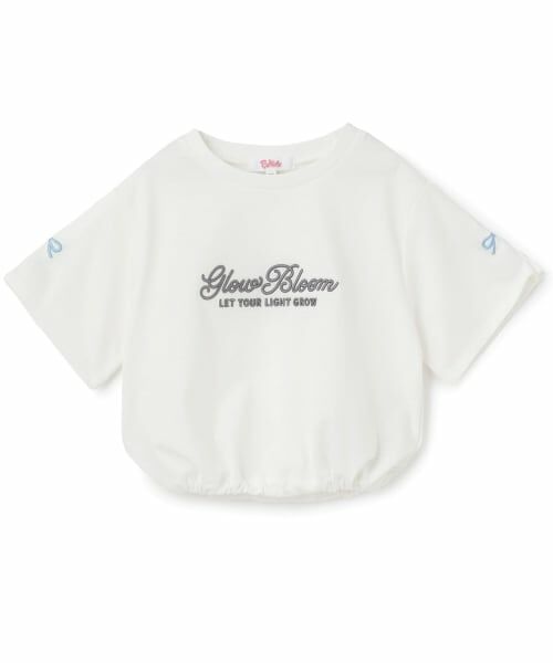 PINK-latte / ピンク ラテ Tシャツ | 裾ドロストりぼんタック半袖Tシャツ | 詳細17