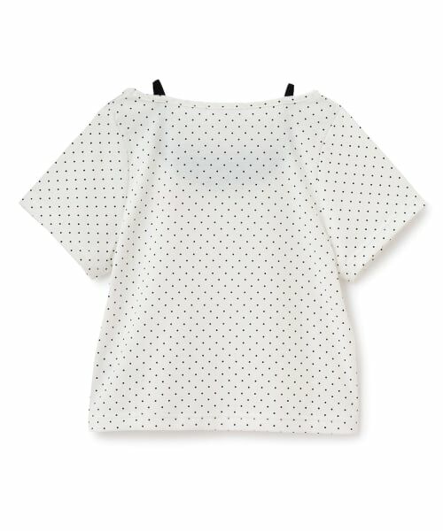 PINK-latte / ピンク ラテ Tシャツ | ドット柄レイヤード風トップス | 詳細11