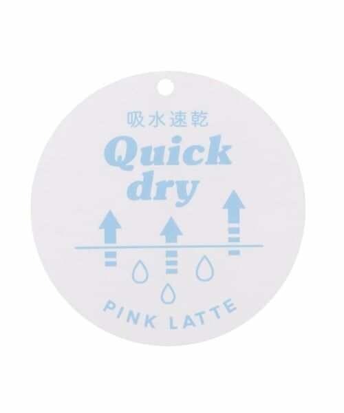 PINK-latte / ピンク ラテ Tシャツ | 【吸水速乾】肩レース切替半袖T | 詳細7
