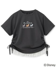 PINK-latte / ピンク ラテ Tシャツ | 【おしゃれキャット】【綿100%】裾レース半袖トップス