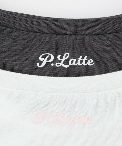 PINK-latte / ピンク ラテ Tシャツ | 【おしゃれキャット】【綿100%】裾レース半袖トップス | 詳細14