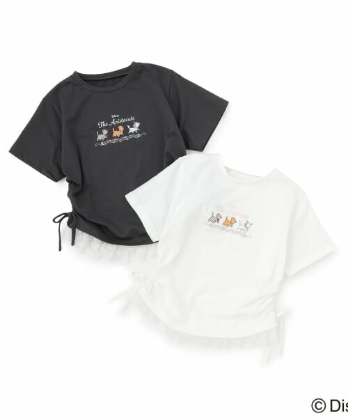 PINK-latte / ピンク ラテ Tシャツ | 【おしゃれキャット】【綿100%】裾レース半袖トップス | 詳細16