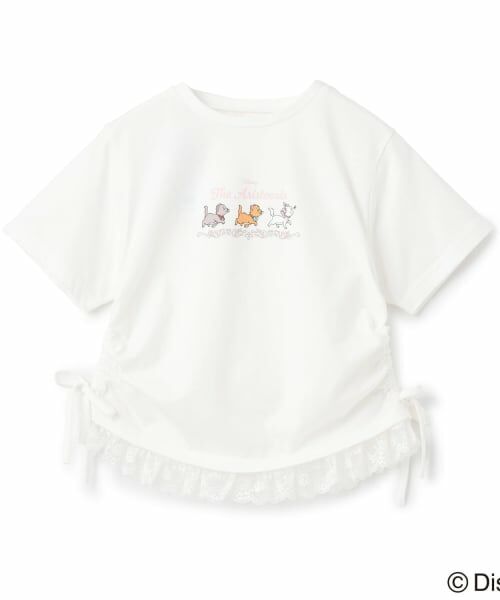PINK-latte / ピンク ラテ Tシャツ | 【おしゃれキャット】【綿100%】裾レース半袖トップス | 詳細17