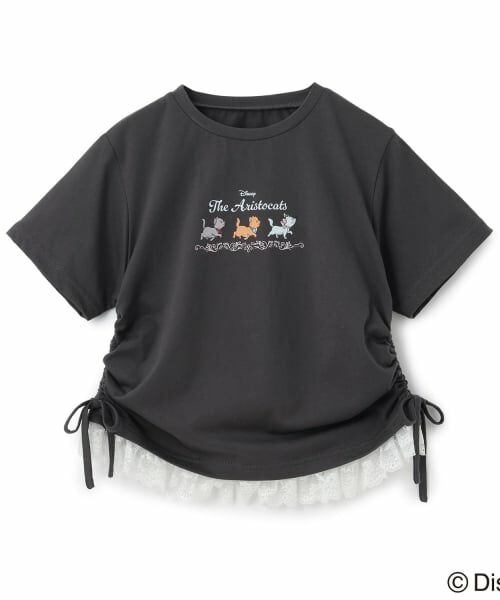 PINK-latte / ピンク ラテ Tシャツ | 【おしゃれキャット】【綿100%】裾レース半袖トップス | 詳細18