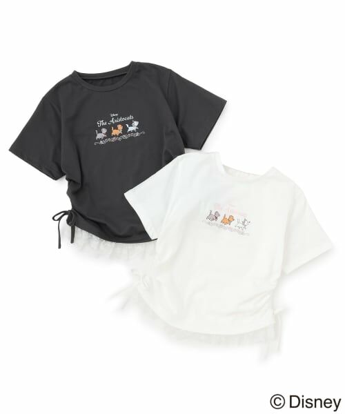 PINK-latte / ピンク ラテ Tシャツ | 【おしゃれキャット】【綿100%】裾レース半袖トップス | 詳細7