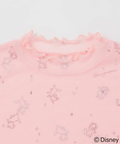 PINK-latte / ピンク ラテ Tシャツ | 【おしゃれキャット】シアー総柄トップス＋キャミセット | 詳細3