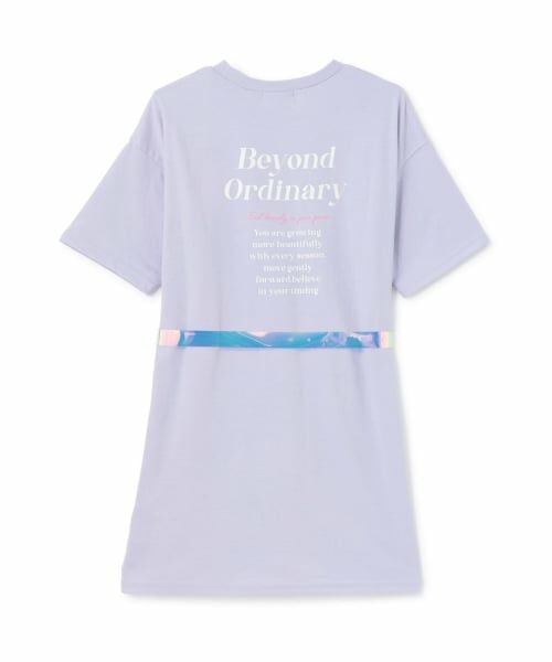 PINK-latte / ピンク ラテ Tシャツ | 【2way・吸水速乾】クリアベルトつきTシャツ | 詳細1
