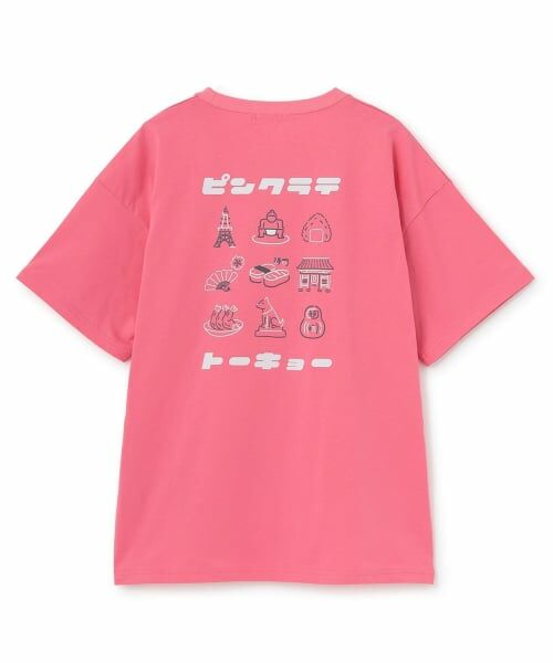 PINK-latte / ピンク ラテ Tシャツ | 【東京限定】【綿100%】ピンクラテトーキョービッグTシャツ | 詳細1