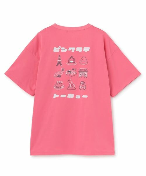 PINK-latte / ピンク ラテ Tシャツ | 【東京限定】【綿100%】ピンクラテトーキョービッグTシャツ | 詳細10