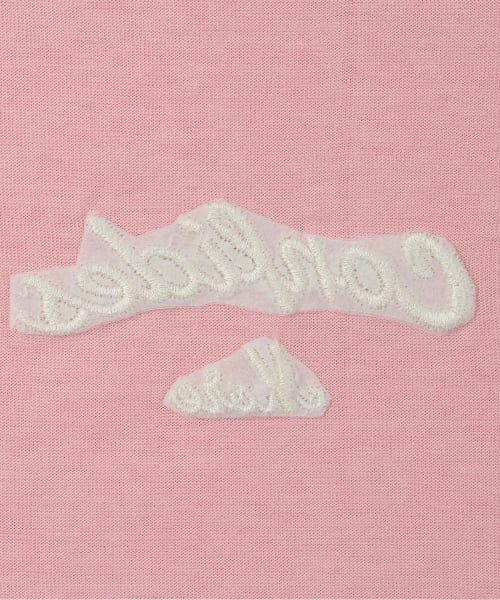 PINK-latte / ピンク ラテ Tシャツ | 【綿100%】袖くまちゃんロンT | 詳細4
