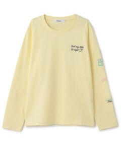 PINK-latte / ピンク ラテ Tシャツ | 【別注】袖プリントロンT