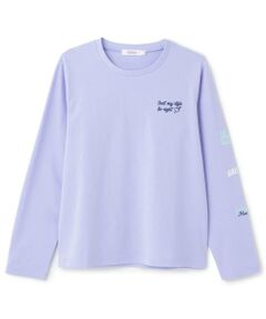 PINK-latte / ピンク ラテ Tシャツ | 【別注】袖プリントロンT