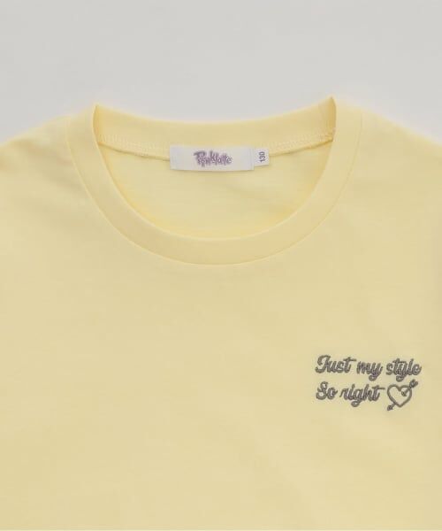 PINK-latte / ピンク ラテ Tシャツ | 【別注】袖プリントロンT | 詳細2