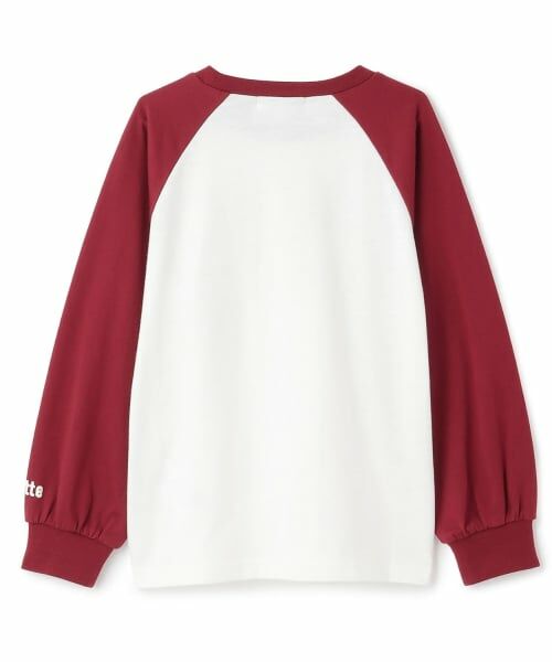 PINK-latte / ピンク ラテ Tシャツ | 【別注】リブつき発泡ラグランロンT | 詳細1