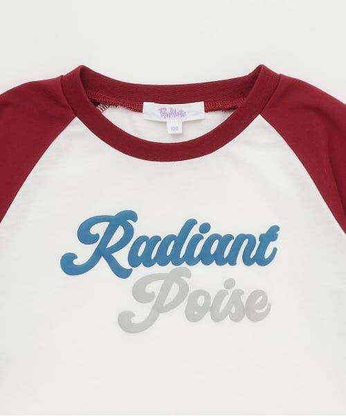 PINK-latte / ピンク ラテ Tシャツ | 【別注】リブつき発泡ラグランロンT | 詳細2