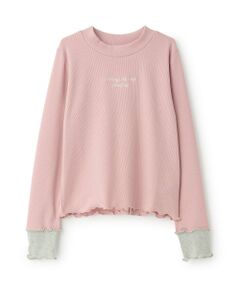 PINK-latte / ピンク ラテ Tシャツ | 袖配色メローテレコロンT