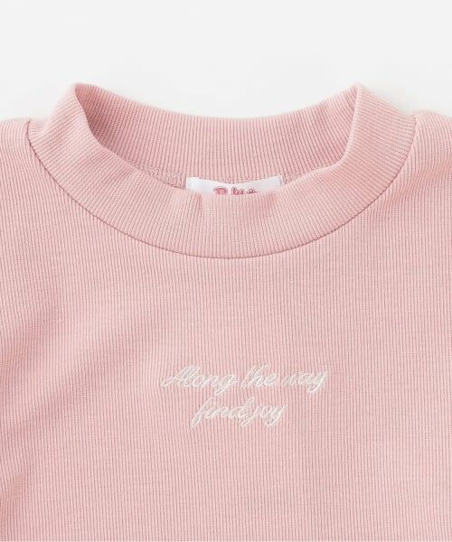 PINK-latte / ピンク ラテ Tシャツ | 袖配色メローテレコロンT | 詳細2