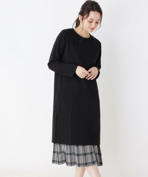 セール プリーツ切り替えレイヤード風マキシワンピース ミニ丈 ひざ丈ワンピース Pink Adobe ピンクアドベ ファッション通販 タカシマヤファッションスクエア