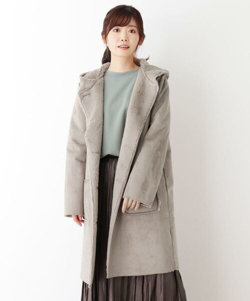 セール Web限定llサイズあり リバーシブル フェイクムートンコート その他アウター Pink Adobe ピンクアドベ ファッション通販 タカシマヤファッションスクエア