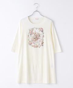 【アウトレット】トラベリングバニープリントカットソーチュニック