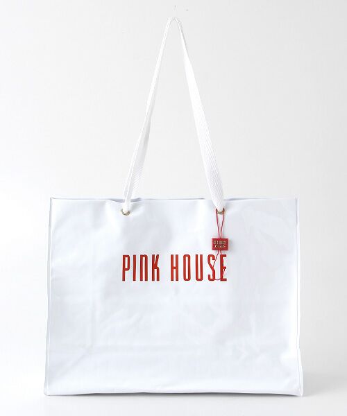 PINK HOUSE / ピンクハウス トートバッグ | 【アウトレット】ロゴビニールバッグ(大） | 詳細1