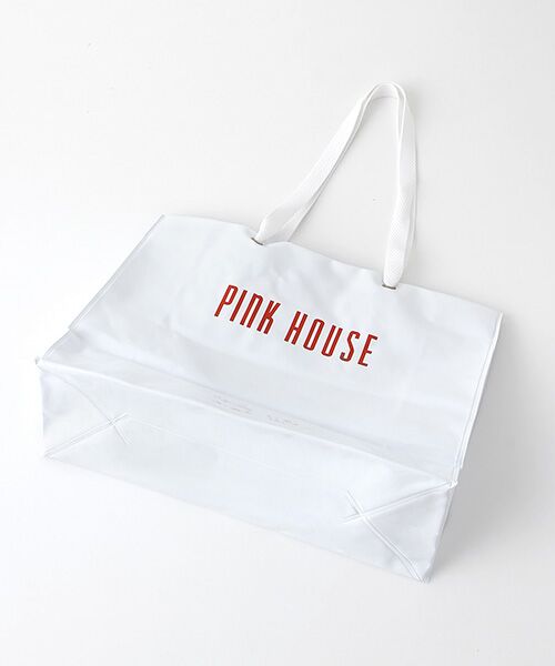 PINK HOUSE / ピンクハウス トートバッグ | 【アウトレット】ロゴビニールバッグ(大） | 詳細3