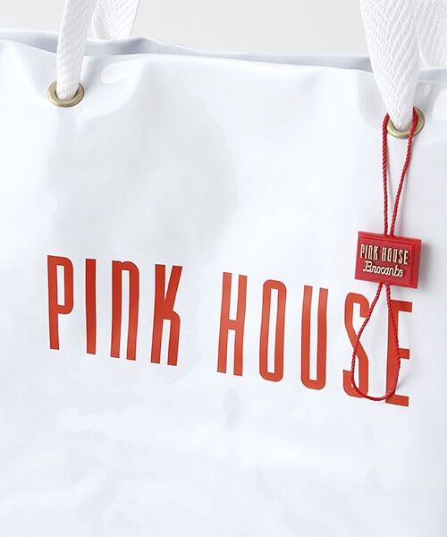 PINK HOUSE / ピンクハウス トートバッグ | 【アウトレット】ロゴビニールバッグ(大） | 詳細5