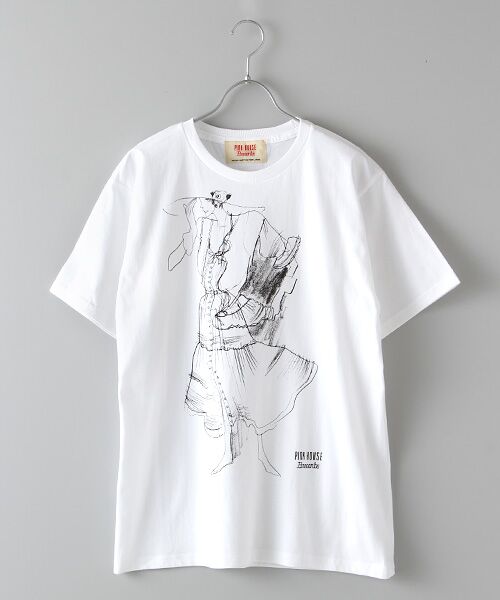 セール イラストサイン デザイン画入りｔシャツ Tシャツ Pink House ピンクハウス ファッション通販 タカシマヤファッションスクエア