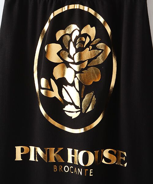 PINK HOUSE / ピンクハウス ロング・マキシ丈スカート | 【アウトレット】ローズ箔プリントスウェットスカート | 詳細5