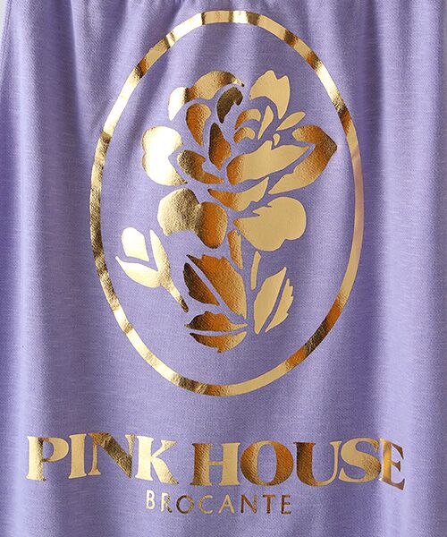 PINK HOUSE / ピンクハウス ロング・マキシ丈スカート | 【アウトレット】ローズ箔プリントスウェットスカート | 詳細6