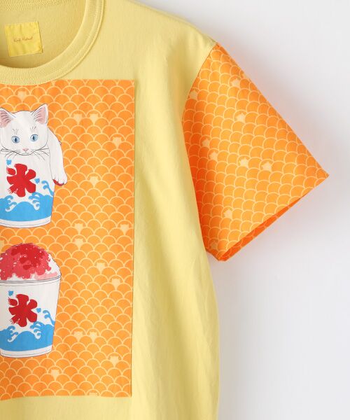 PINK HOUSE / ピンクハウス Tシャツ | 【アウトレット】かき氷と猫プリントＴシャツ | 詳細3