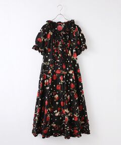 【アウトレット】アップルブロッサムプリントワンピース