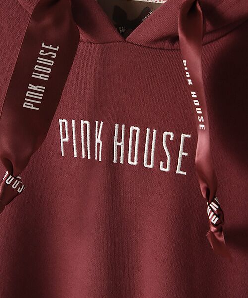 PINK HOUSE / ピンクハウス スウェット | 【アウトレット】ロゴリボン使いミニ裏毛ワンピース | 詳細6