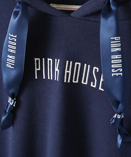 PINK HOUSE / ピンクハウス スウェット | 【アウトレット】ロゴリボン使いミニ裏毛ワンピース | 詳細8