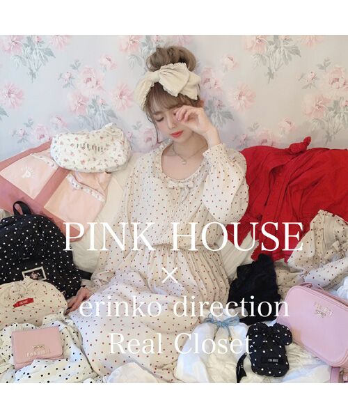 PINK HOUSE / ピンクハウス ショルダーバッグ | 【アウトレット】【オンライン先行】ロゴプレート付きショルダーバッグ | 詳細6