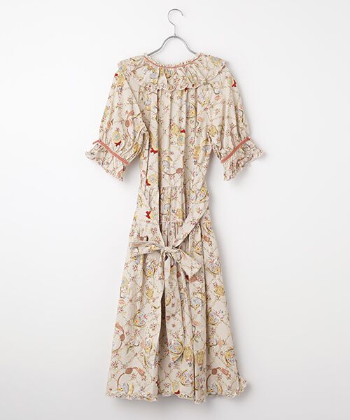 PINK HOUSE / ピンクハウス ロング・マキシ丈ワンピース | ●パフュームプリントミディワンピース | 詳細2