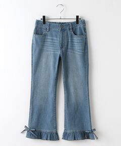 PINK HOUSE / ピンクハウス デニムパンツ | 裾フリルデニムパンツ
