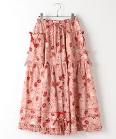 PINK HOUSE / ピンクハウス ロング・マキシ丈スカート | カーネーションプリントスカート