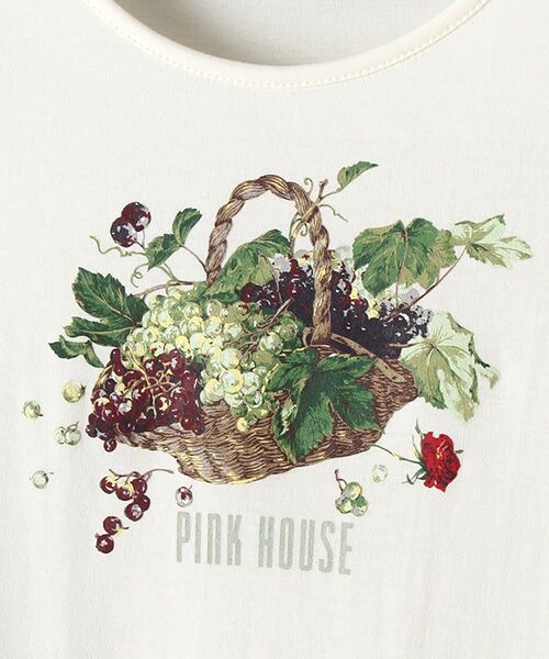 PINK HOUSE / ピンクハウス カットソー | 【アウトレット】ハーベストドロッププリントカットソー | 詳細5
