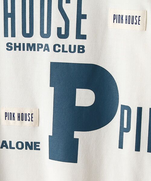 PINK HOUSE / ピンクハウス Tシャツ | BIGロゴプリントＴシャツ | 詳細1