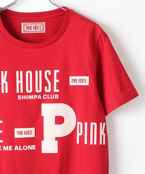 PINK HOUSE / ピンクハウス Tシャツ | BIGロゴプリントＴシャツ | 詳細4