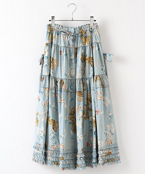 セール ハーバーラビットプリントスカート ロング マキシ丈スカート Pink House ピンクハウス ファッション通販 タカシマヤ ファッションスクエア