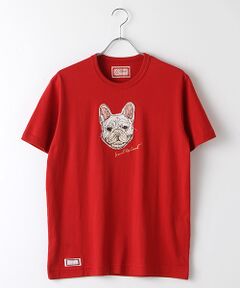 フレンチブルドッグ＆パグアップリケＴシャツ