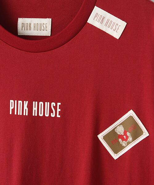 PINK HOUSE / ピンクハウス ロング・マキシ丈ワンピース | ネームワッペン使いカットソーワンピース | 詳細1