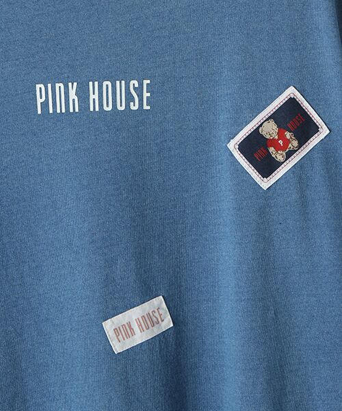 PINK HOUSE / ピンクハウス ロング・マキシ丈ワンピース | ネームワッペン使いカットソーワンピース | 詳細2