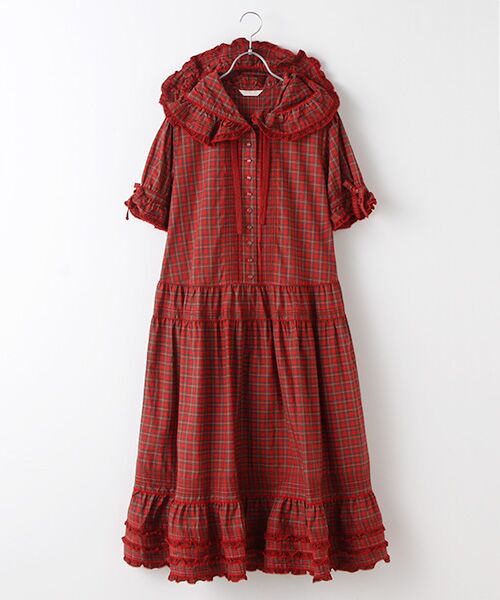 オリジナルタータンチェックワンピース ロング マキシ丈ワンピース Pink House ピンクハウス ファッション通販 タカシマヤファッションスクエア
