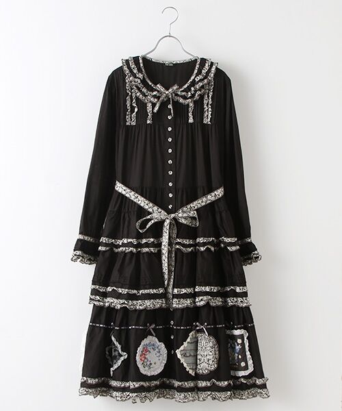 ハンカチあつめパッチワークワンピース ロング マキシ丈ワンピース Pink House ピンクハウス ファッション通販 タカシマヤファッションスクエア