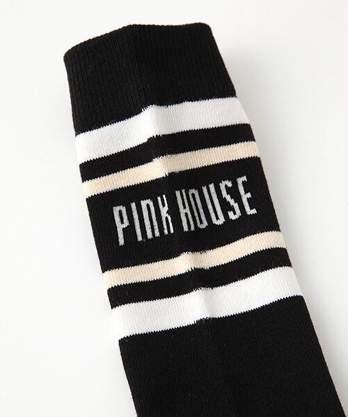 PINK HOUSE / ピンクハウス ソックス | 【オンライン先行販売】カレッジ風ロゴ入りソックス | 詳細1